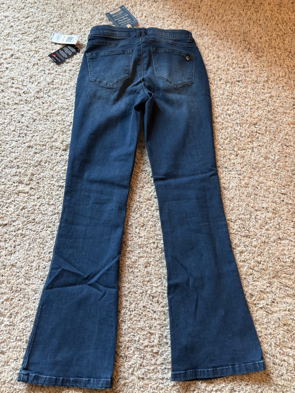 Democracy Women’s Dark Indigo Flare Jeans - Picture 3 of 6